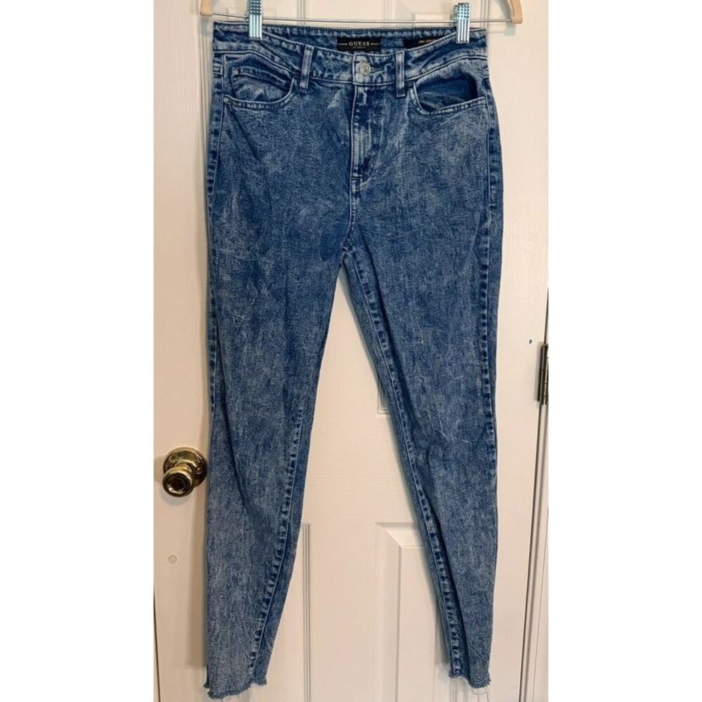 Guess 1981 Skinny Acid Wash Jeans – Size 28 – High Waist – Vintage Look